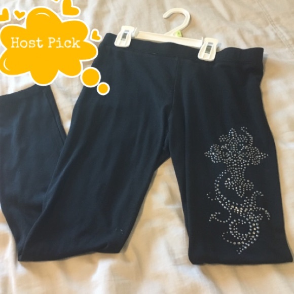 Miss Me Other - Miss Me Girls size medium black leggings
